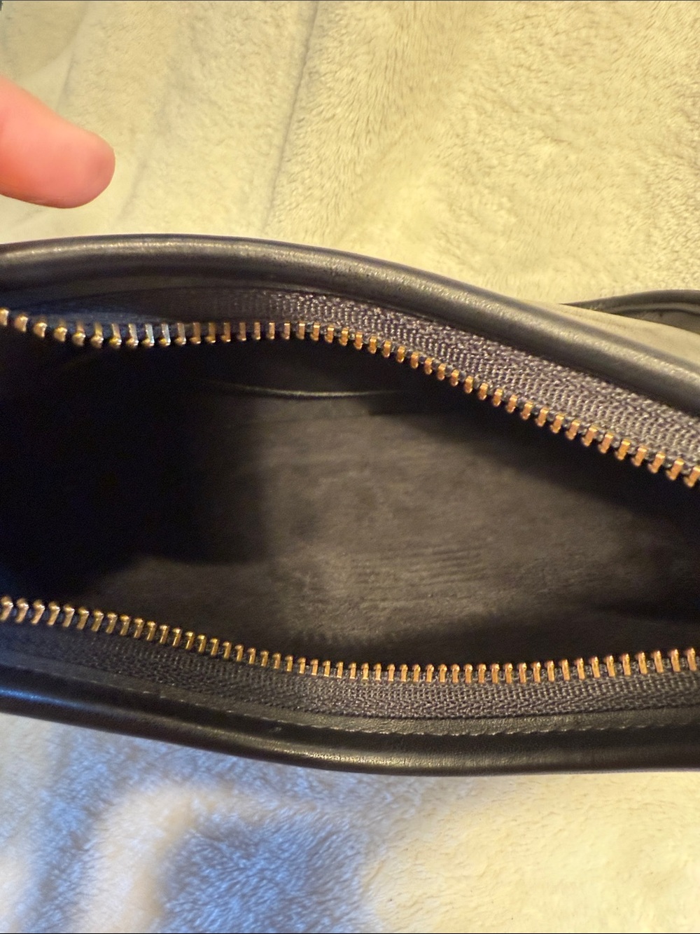 Vintage Coach Ergo 9020 Black Leather Shoulder Bag - Picture 10 of 13